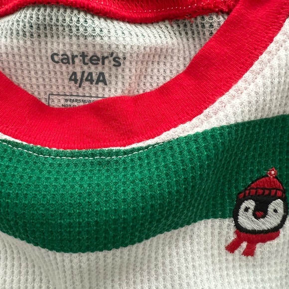 NWOT Carters Holiday pajama - Picture 2 of 2